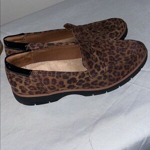 Leopard Print Loafers